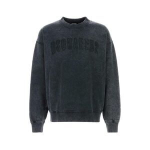 DSQUARED2 Men's Logo Graphic Sweatshirt Men GREY Sweaters & Cardigans